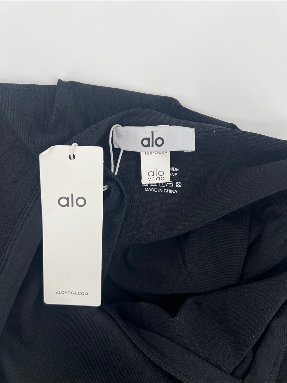 Alo Black Skater Dress with Scoop Neck - Picture 5 of 6